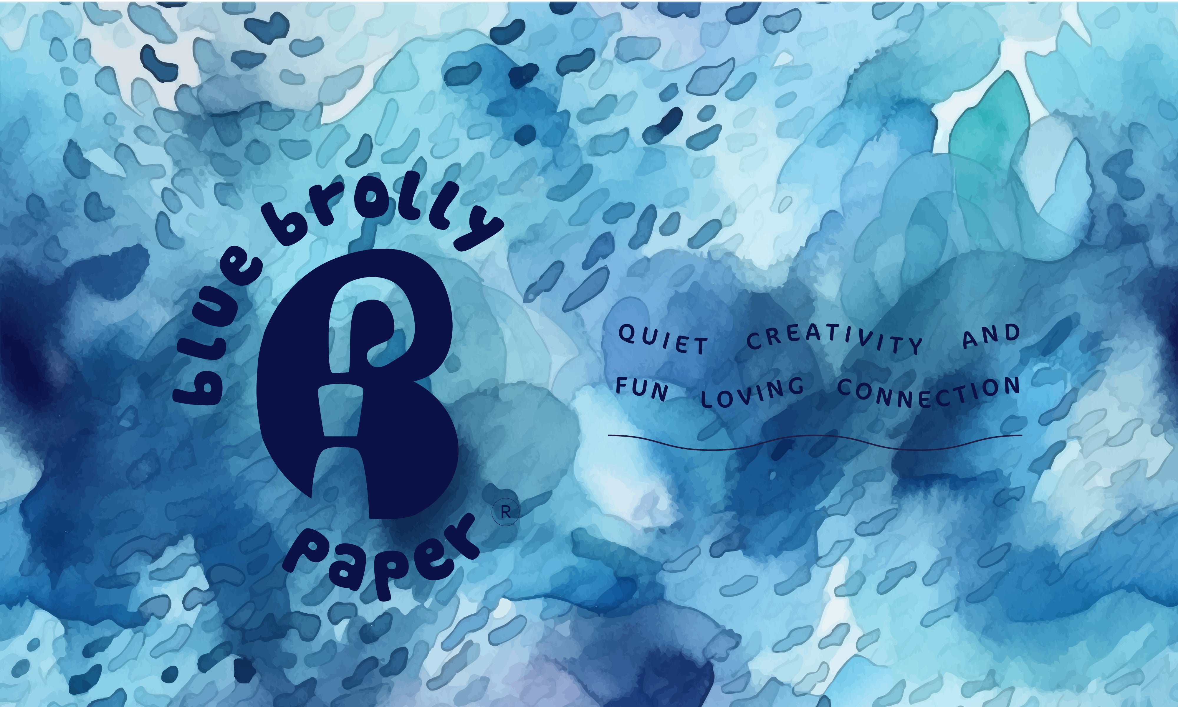 Blue Brolly Paper