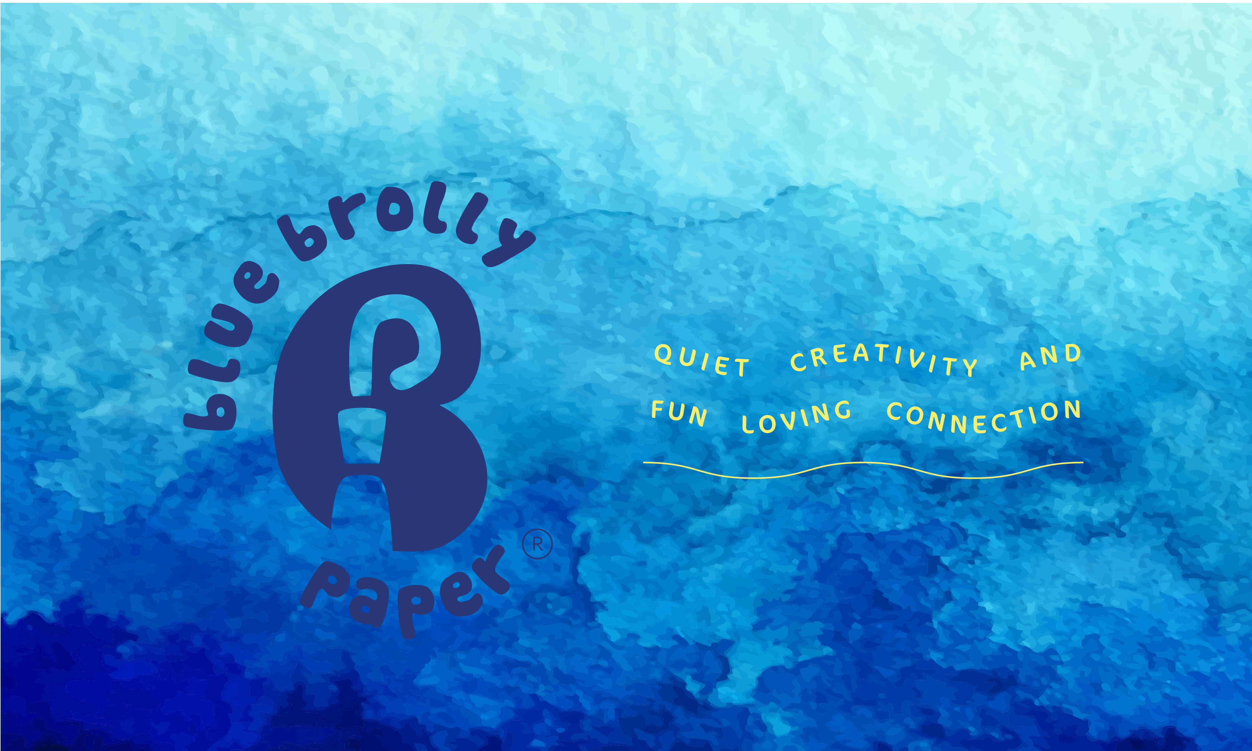 Blue Brolly Paper