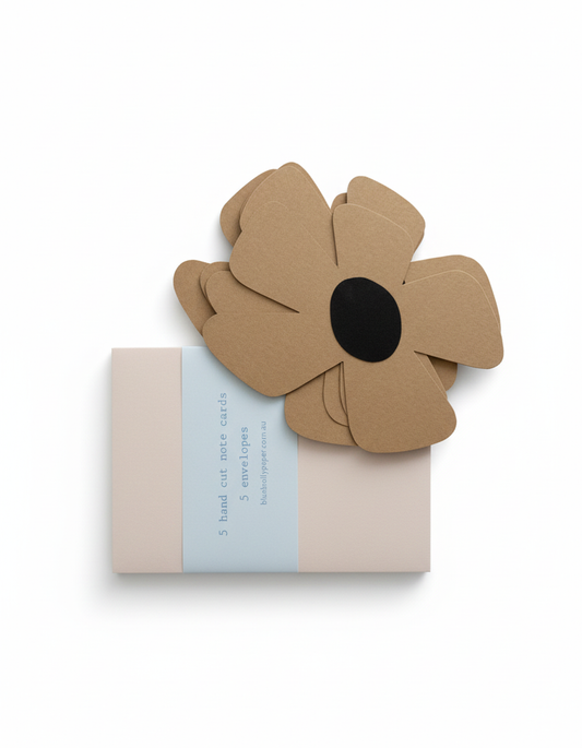 Flower - Hand Cut Note Card Pack