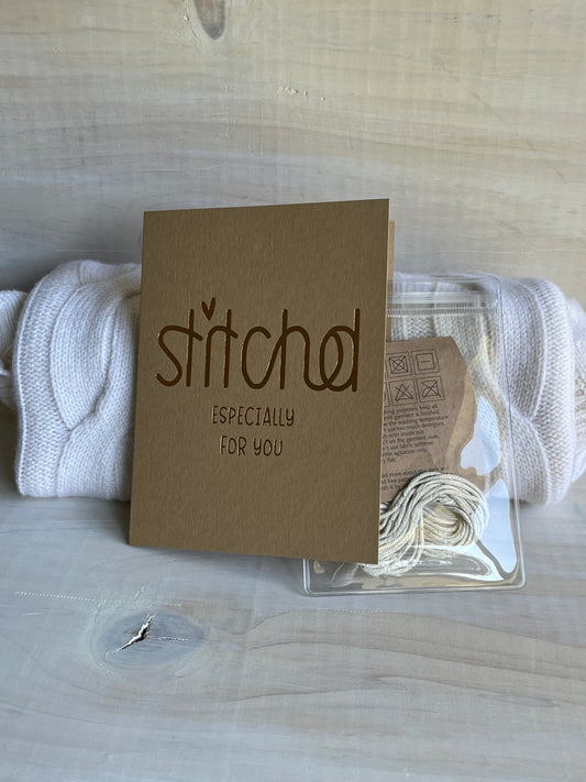 Stitched Especially for You Greeting Card