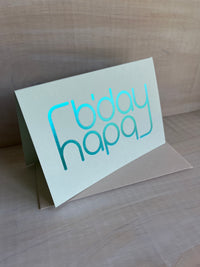 Happy Birthday Greeting Card