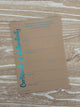 Certificate of Authenticity - Turquoise